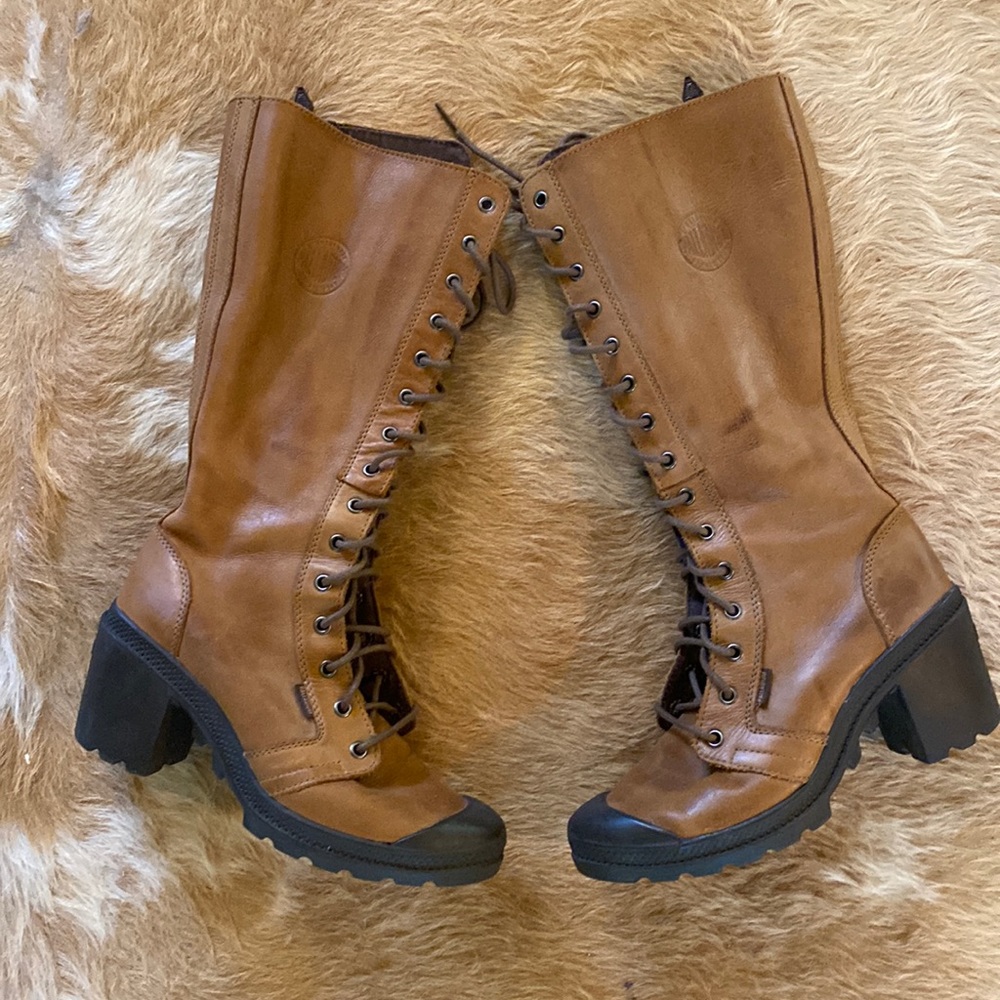 Palladium Women’s Heeled Combat Boots